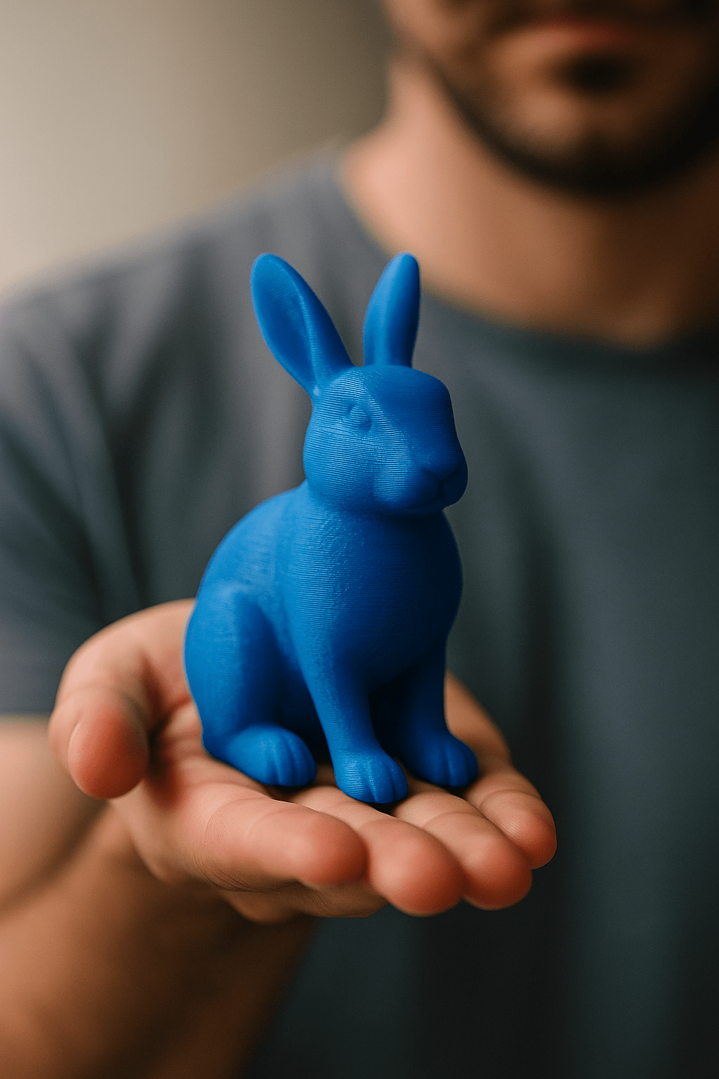 PLA Синьо-min PLA Филамент Синьо | Blue PLA Filament | High Speed PLA+ Material | 1.75mm, 1kg