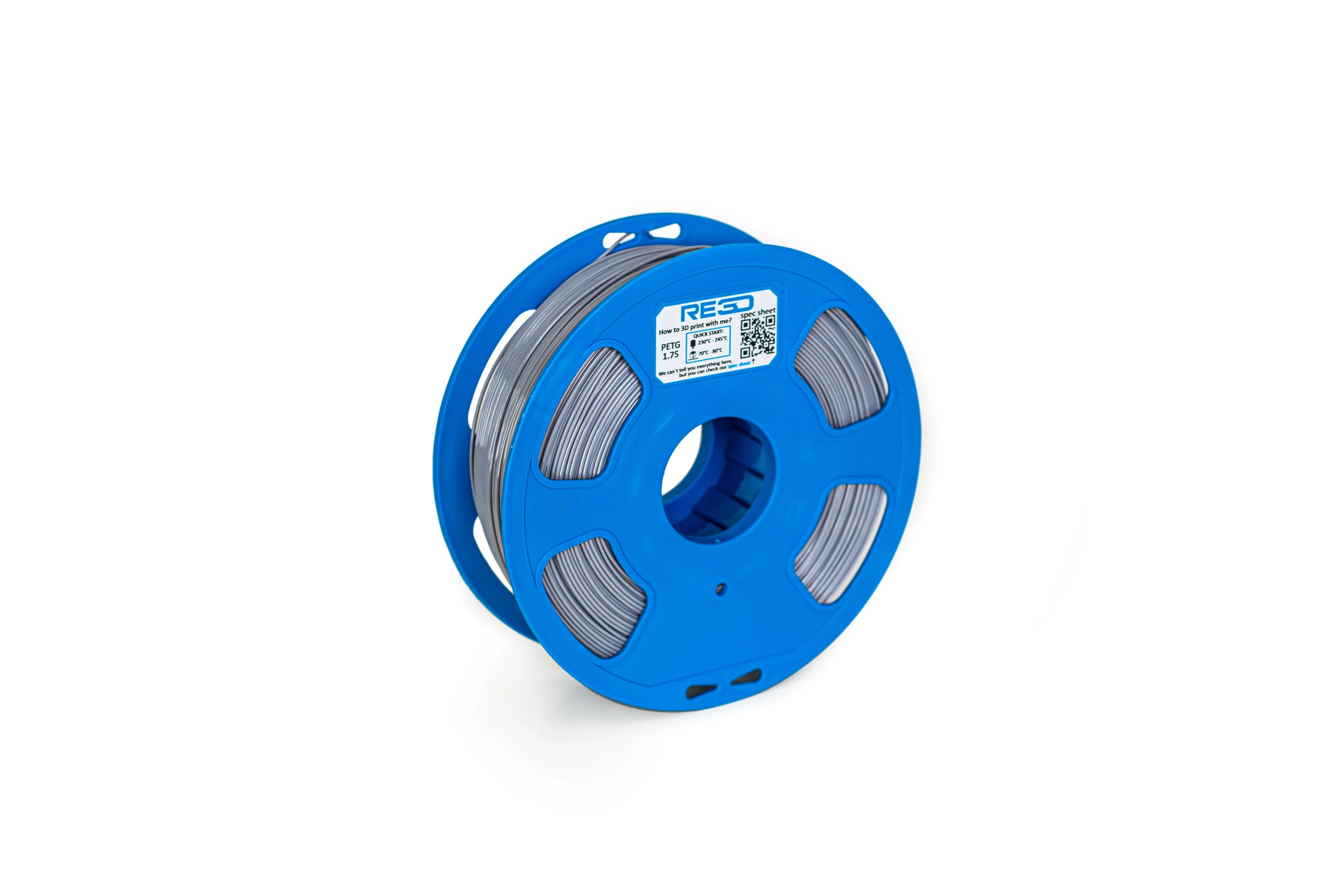PETG Филамент Сребро | Silver PETG Filament | PETG Material | 1.75mm, 1kg