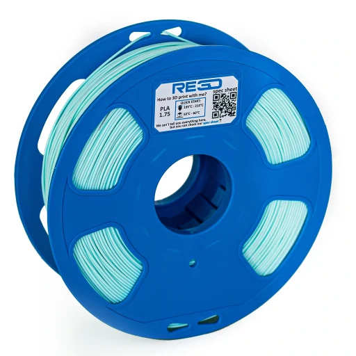 0F9A1821 PLA Филамент Мента | Mint PLA Filament | High Speed PLA+ Material | 1.75mm, 1kg