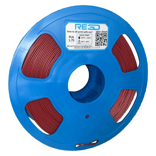 rg PLA Филамент Червен Брокат | Red Glitter PLA Filament | High Speed PLA+ Material | 1.75mm, 1kg